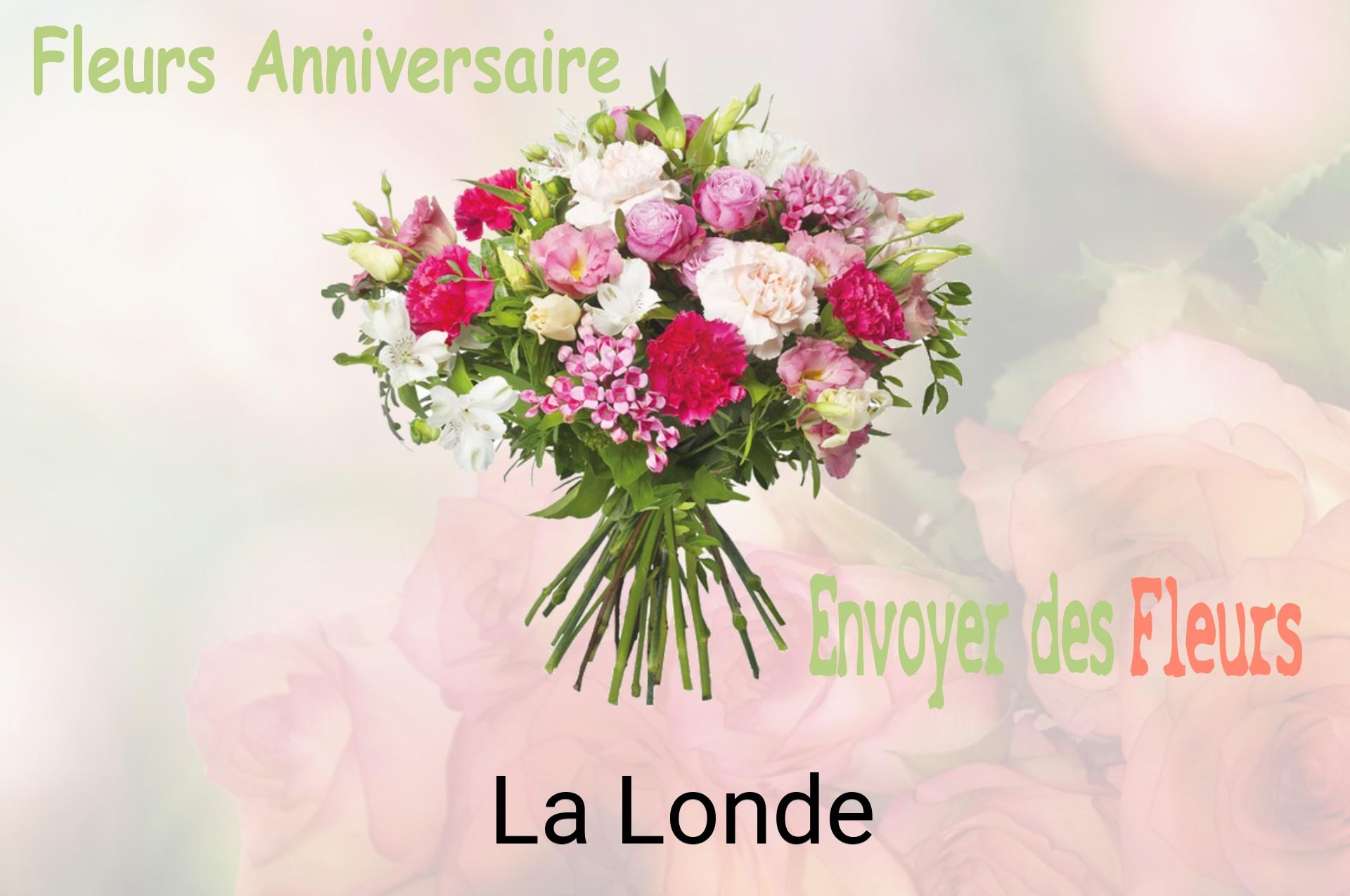 Bouquet de fleurs d’anniversaire livré à La Londe