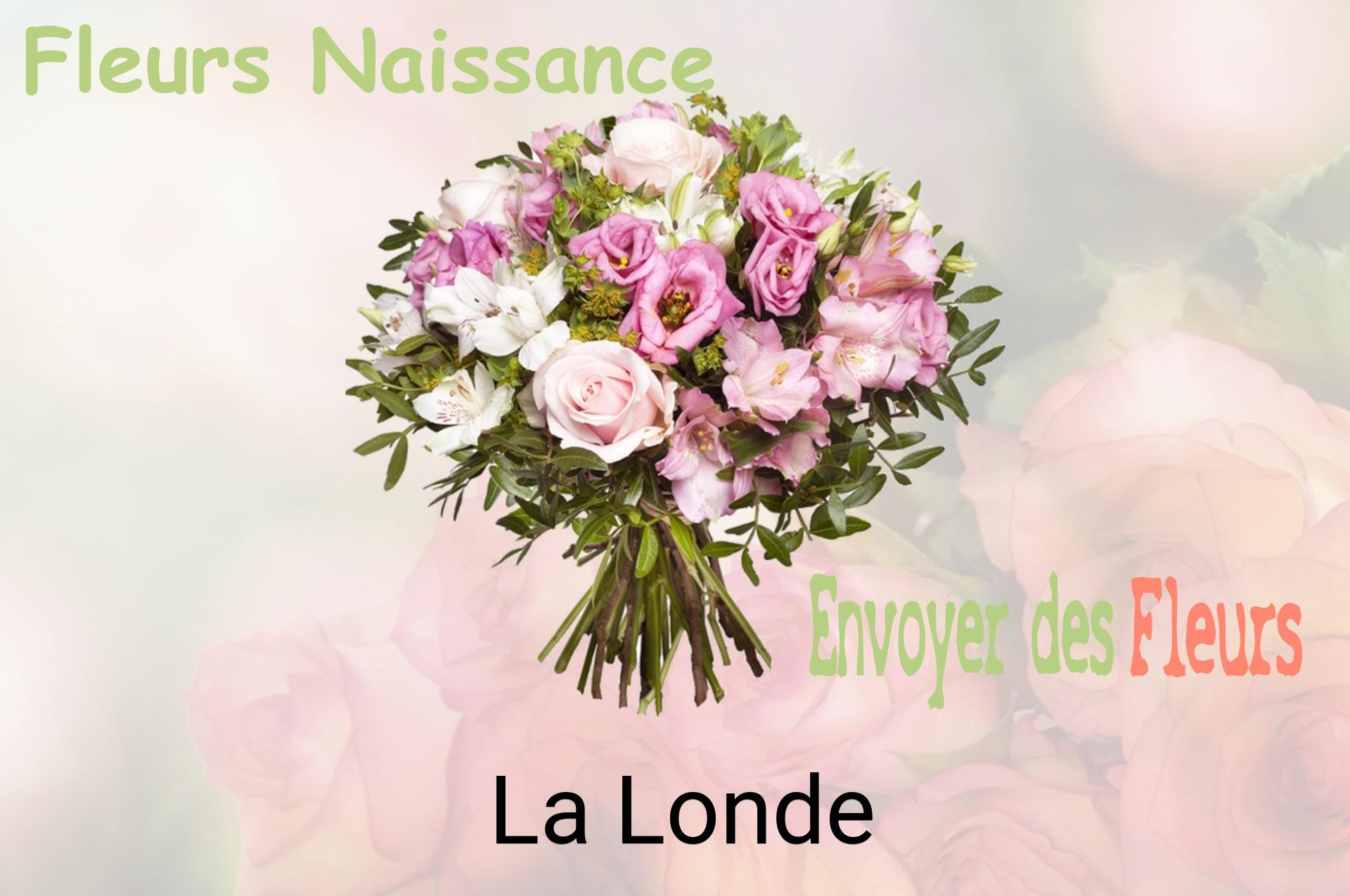 Bouquet de fleurs de naissance livré à La Londe